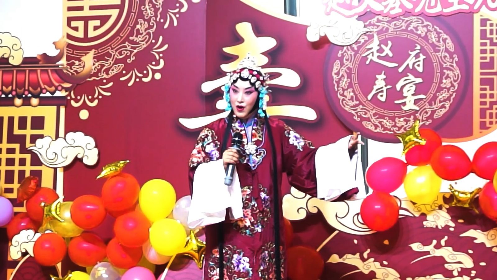 京剧演出舞台实景