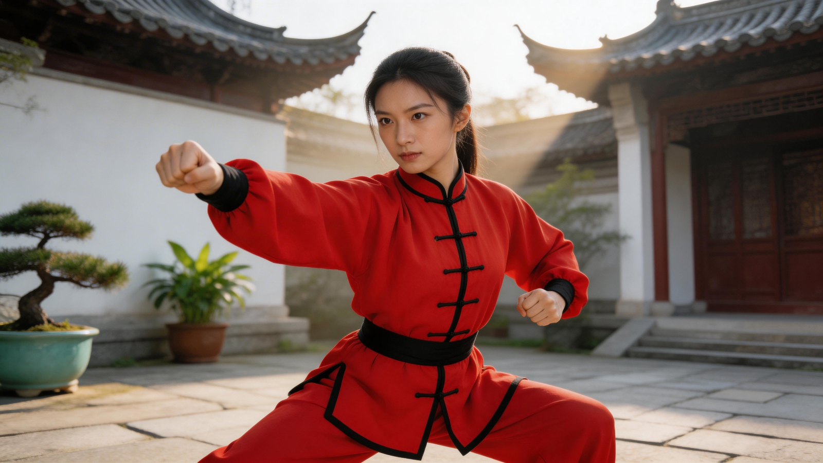 武术表演现场照片