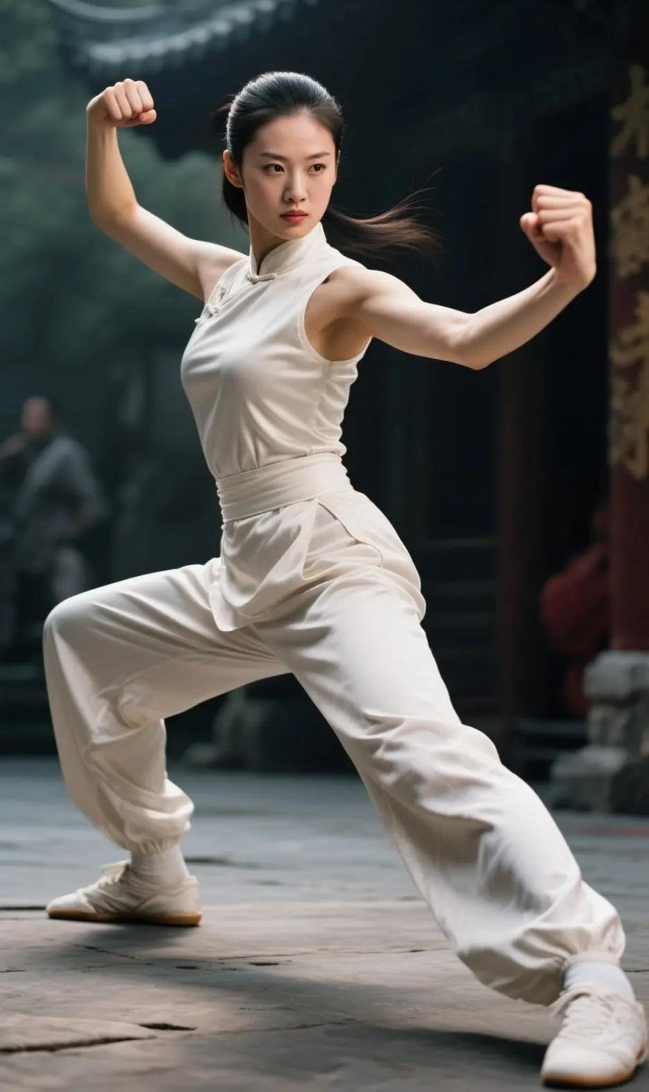 武术表演现场照片