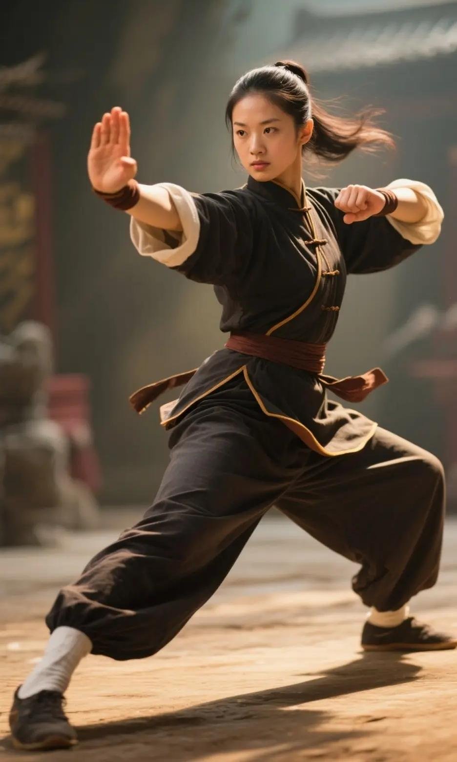 武术表演现场照片